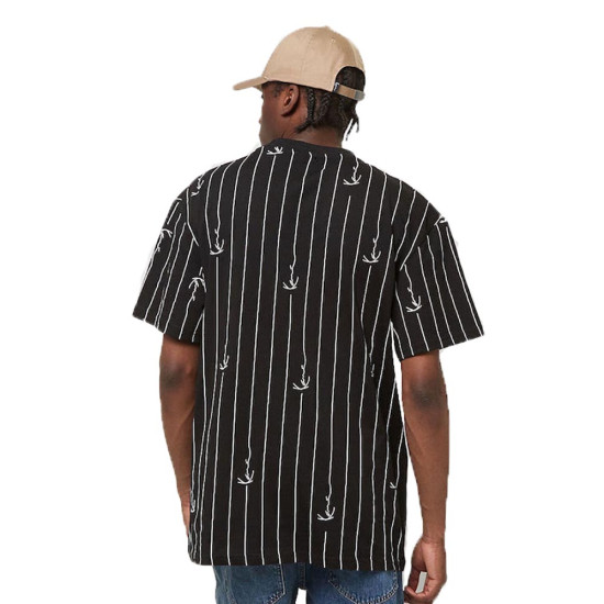 Karl Kani Ανδρική κοντομάνικη μπλούζα Small Signature Logo Prinstripe Tee